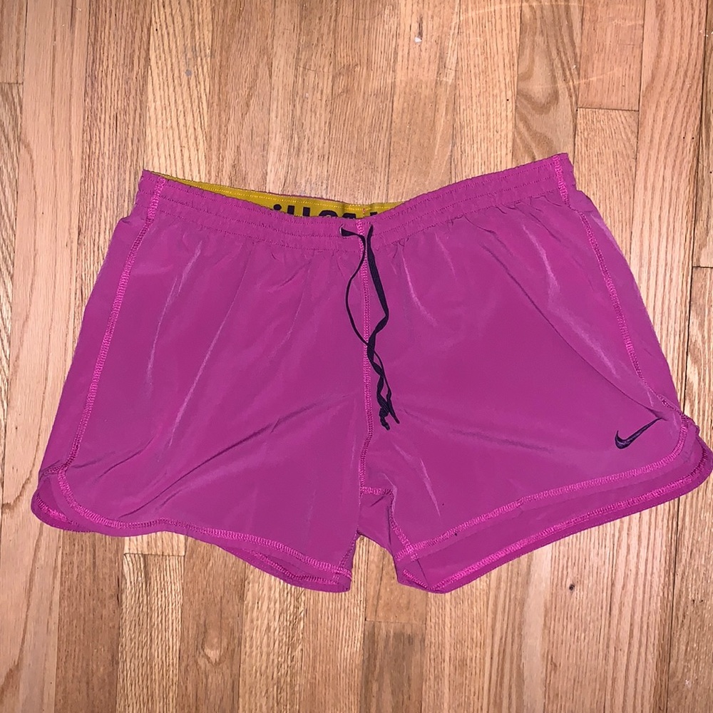 Nike Pro Fit Dry Shorts Pink/Purple Size Large